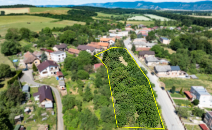 Slnečný pozemok s rozlohou 3646 m2 v centre obce Janík - fotografia 11